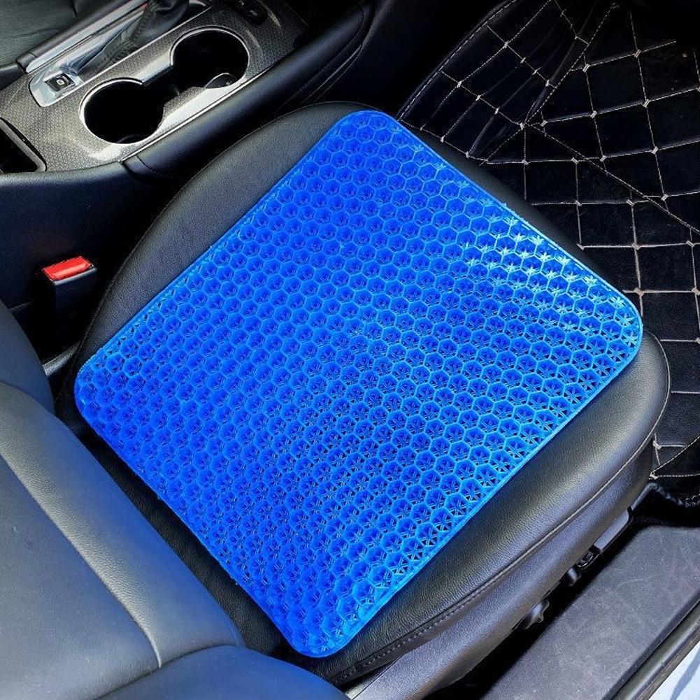 Office Chair Cushion - เบาะรองนั่งเจลระบายความร้อนอเนกประสงค์ แบบรังผึ้ง ระบายอากาศได้ดี พร้อมการรองรับตามหลักสรีรศาสตร์ สำหรับรถยนต์ สำนักงาน