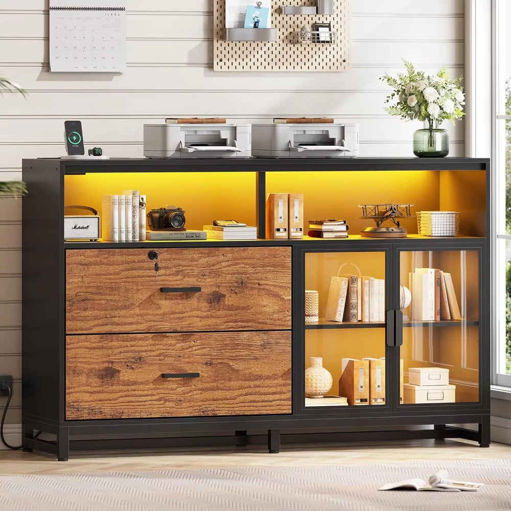 File Cabinet - ตู้เก็บเอกสารขนาด 59 นิ้ว, ตู้เก็บเอกสาร 2 ลิ้นชัก