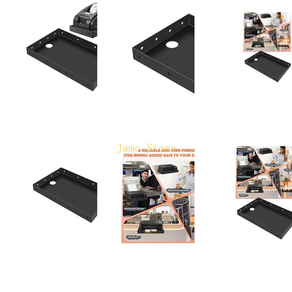 Printer Stand - LX0B สแตนเลสความร้อนเครื่องพิมพ์ถาดติดผนังสำหรับ POS KDS System Office
