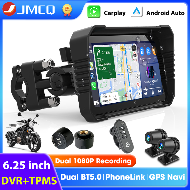 Monitor Stand - หน้าจอ Carplay ขนาด 6.25 นิ้ว สำหรับมอเตอร์ไซค์