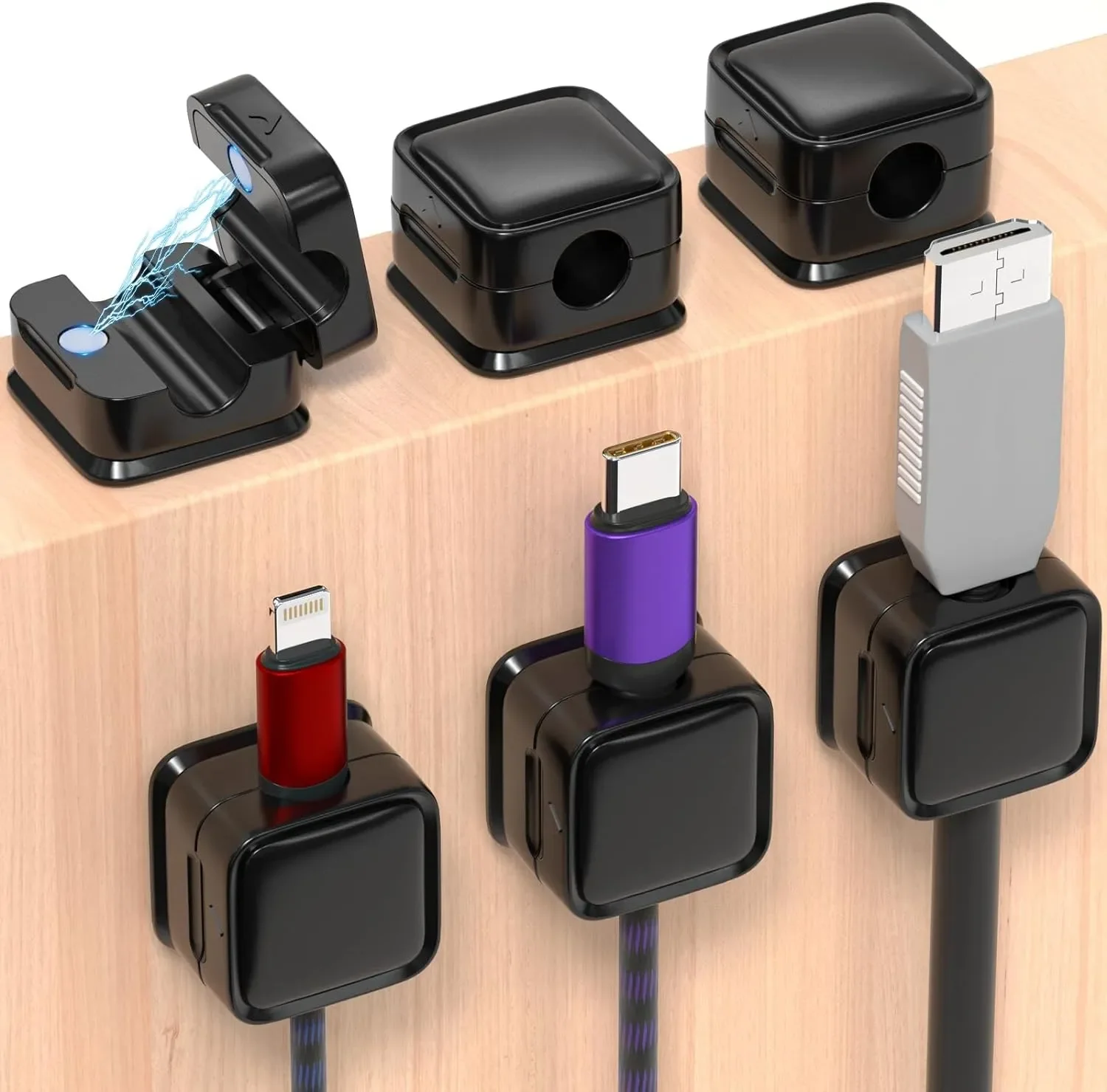 ที่จัดสายเคเบิลขนาดเล็ก ที่ยึด - Desk Organizer บทวิจารณ์และราคา