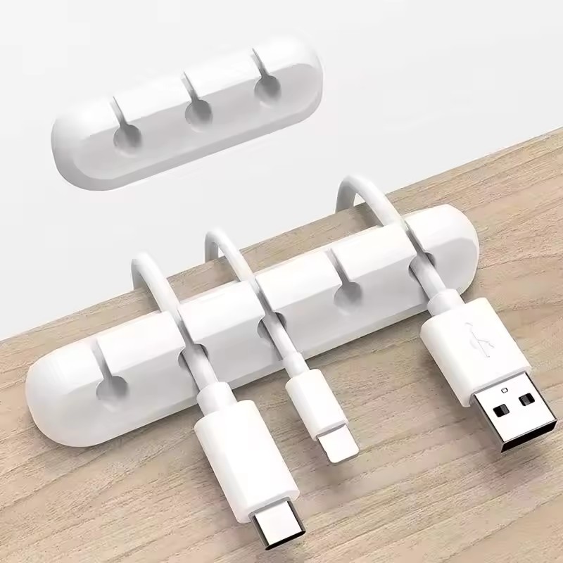 ที่หนีบสายซิลิโคนแบบกลม สำหรับ - Desk Organizer บทวิจารณ์และราคา